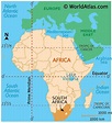 Mapas de Sudáfrica - Atlas del Mundo