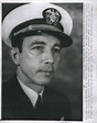 1960 Press Photo Capt. Roger W. Mehle Named Saratoga Commander ...