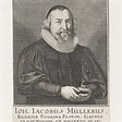 Portret van Johann Jacob Müller, Conrad Meyer, 1678 - Rijksmuseum