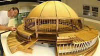 Modell des vom NS-Architekten Hermann Giesler geplanten neuen ...