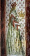 Margaret, Countess of Tyrol (1318-1369) fresco at Runkelstein Castle, c ...