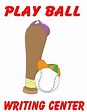 Printable Writing Center - Play Ball Story Starter File Folder Game