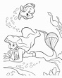 30 Desenhos da Pequena Sereia Ariel para Colorir e Imprimir - Online ...