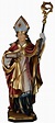 Heiliger Virgil Heiligenfigur Holz geschnitzt Schutzpatron Bischof von ...