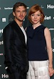 Dan Stevens gazes lovingly at wife Susie Hariet at Hamlet press night ...