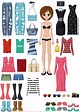 Woman Paper Doll with Collection of Clothes | Free Printable Papercraft ...