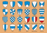 Formas de escudo heráldico 92788 Vector en Vecteezy