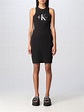CALVIN KLEIN JEANS: dress for woman - Black | Calvin Klein Jeans dress ...