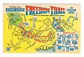 Printable Map Of Boston Freedom Trail