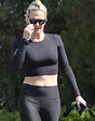 Molly Sims in a Crop Top and Leggings - Walking Dog in Los Angeles 03 ...