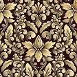 Damask seamless pattern | Free Vector