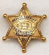 Nice Old 1940s-50s Kern Co CA Deputy Sheriff Badge #327 by Entenmann ...
