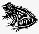 Black And White Frog Svg, HD Png Download - kindpng