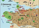 Map of Vancouver Canada - Free Printable Maps