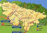 Mapa de Bogotá - Mapa Físico, Geográfico, Político, turístico y Temático.