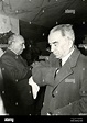 Italian politicians Mauro Scoccimarro and Luigi Longo, Rome, Italy 1958 ...