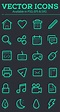 Vector Icon Set - 100+ Icons Free Download Graphic Design Junction