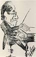 Gustav Mahler Caricature by Enrico Caruso