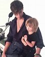 Francisco Lachowski with son Milo for Dress to Kill Magazine