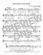 Adele "Rolling In The Deep" Sheet Music Notes | Download Printable PDF ...