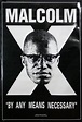 Malcolm X - By Any Means Necessary | Original Vintage Poster | Chisholm ...