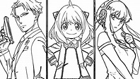 Anya Spy X Family Para Colorear Coloring Page Spy X Family Loid Forger 13
