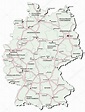 Mapa de la autopista de Alemania - Mapa de la autopista de Alemania ...