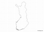 Premium Vector Simple Outline Map Of Finland In Sketc - vrogue.co