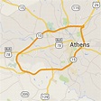 Athens GA | Athens ga, Athens, Map