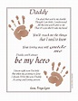 Father's Day Handprint Poem Printable - Printable Word Searches