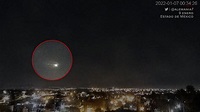 The incredible images of a "fireball" that crossed the sky of Mexico ...