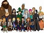 Harry Potter Cartoon Drawing Wallpapers - Wallpaper Cave
