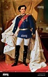 Le roi Louis II de Bavière (1845-1886).portrait du couronnement de ...
