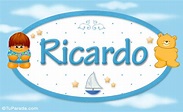 Ricardo - Nombre para bebé, tarjetas de Nombres para niños, bebés ...