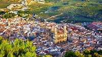 Vista aérea de Jaén, en España