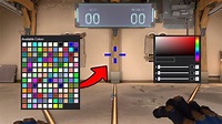 Valorant Custom Crosshair Colour Code - YouTube