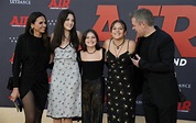 Matt Damon's Daughters Make Rare Red Carpet Appearance At 'Air' Premiere