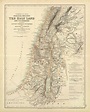 Holy Land Map 1872 Map of Palestine Biblical Regions Antique - Etsy Canada