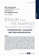 Stalin and the Pamphlet “Falsifiers Of History”: “Interpretations ...