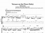 "Versace on the Floor" (Solo) · Mateus Asato || Guitar: Tab + Sheet ...