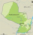 Imagen Del Mapa Del Paraguay Con Sus Departamentos Y Capitales