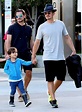Proud dad Orlando Bloom enjoys some quality time with his son Flynn ...