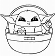 Baby Yoda Coloring Pages Free Printable | WONDER DAY — Coloring pages ...