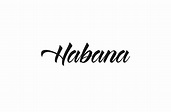 Habana | Typography, Lettering, Arabic calligraphy