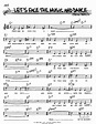 Let's Face The Music And Dance Sheet Music | Irving Berlin | Real Book ...