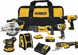 DEWALT 20V MAX* Cordless Drill Combo Kit, 7-Tool (DCK771D1M1): Amazon ...