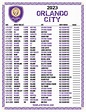 Printable2023 Orlando City Soccer Schedule