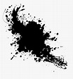 Black Splash Png - Black Paint Splatter Png, Transparent Png - kindpng