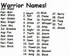Warrior Name Gemerator | Warriors Amino