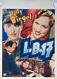 Belgisches Filmplakat von "Geheimzeichen LB 17" ("L.B. 17", 1938 ...